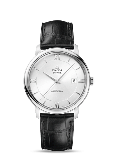 Omega De Ville Prestige Co-Axial 39.5 Stainless Steel / Silver